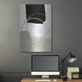 thumbnail image 5 of Luxe Metal Art 'Golden Abstract 10' by Petals Prints Design, Metal Wall Art, 24"x36", 5 of 9