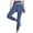 Blue, variant on Women Tennis Skirted Leggings Capris Yoga Leggings High Waist Stretchy Comfy Workout Athletic Gym Tight Pants