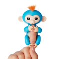 thumbnail image 3 of Fingerlings - Interactive Baby Monkey- Boris (Blue with Orange Hair) By WowWee, 3 of 9