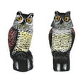 thumbnail image 4 of Bewildely Espantapájaros de búho, artesanía duradera y exquisita, búho falso para repelentes de pájaros y ratones, PE Flexible hecho Decoración del hogar Tipo 1, 4 of 6
