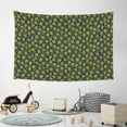 thumbnail image 6 of Xecao Yellow Floral Print Tapestry, Wall Hanging Room Funny Decor, Backdrop Room Decor for Bedroom Living Room dormitory, 6 of 8