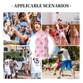 thumbnail image 6 of Pofeuu Floral Strawberr Print Basketball Jersey, Shirts for Men Youth Basketball Jersey Crew Neck-XX-Large, 6 of 6