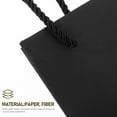 thumbnail image 3 of unbranded 10Ud Bolsas Para Regalos De Papel Negras Pequeñas Con Asa Ideal Para Presentes, 3 of 7
