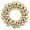 Gold, variant on Vickerman 12" Silver Shiny and Matte Ball Wreath
