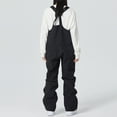 thumbnail image 2 of TrendVibe365 Jumpsuits for Women Casual Ski Pants Windproof Single Double Skateboarding Skiwear Warm Fashionable Skiwear Clothes Pants Black XS, 2 of 4