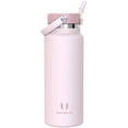 thumbnail image 2 of Super Sparrow 64oz Insulated Water Bottle - W/ Mouth with Swivel Straw Lid & Handle for Gym, Outdoor, 2 of 3