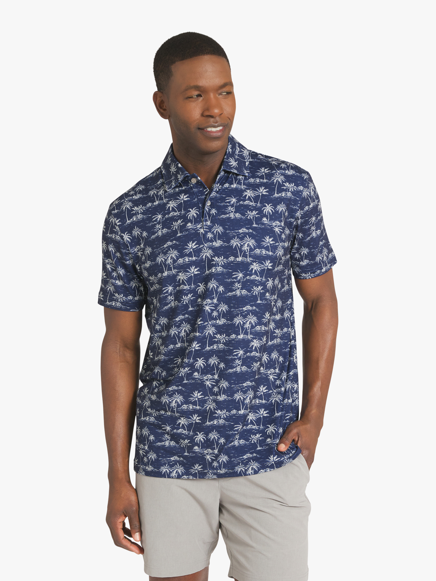 Chaps Men's and Big Men's Short Sleeve Performance Polo Shirt, Sizes S-3XL