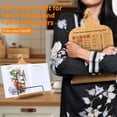 thumbnail image 7 of Bamboo Cookbook Stand,Recipe Book Holder with Measurement Conversion Chart,Unique Gifts for Women Mom Grandma Wife Sister Friends Mothers Day Birthday Anniversary Housewarming,Essential Accessories, 7 of 7