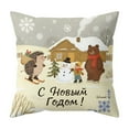 thumbnail image 2 of Three-dimensional Effect Pillowcase Christmas Pillow Cover Festival Decoration Sofa Decoration Flax Pillowcase Bedroom Home Sofa Decoration Sofa Pillowcase, 2 of 7