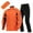 Orange, variant on SULAITE Motorcycle Rain Gear Suit Lightweight Riding Raincoat Set Waterproof Breathable Jacket & Pants with Shoe Cover for Men Women