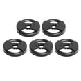 thumbnail image 2 of Gramophone Adapter, Easy To Install Wear Resistance Record Adapters Lightweight 5PCS Black  For 45RPM Turntable Phonograph, 2 of 8
