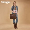 thumbnail image 6 of Wrangler Backpack Purse for Women Vegan Leather Fashion Anti Theft Convertible Backpack with Adjustable Strap, Large-Coffee, 6 of 10