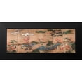 thumbnail image 2 of Hideyori, Kano 14x7 Black Modern Framed Museum Art Print Titled - Maple Viewers, 2 of 5