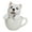 Multi Color, variant on Pacific Giftware Adorable Teacup Pet Pals Puppy Collectible Figurine 5.75 Inches (Labrador)