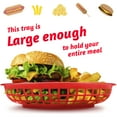 thumbnail image 5 of 12 Large Red Plastic Food Baskets, 5 of 7