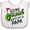 White and Pink, variant on Inktastic Going Golfing with My Papa Kids Golf Boys or Girls Baby Bib