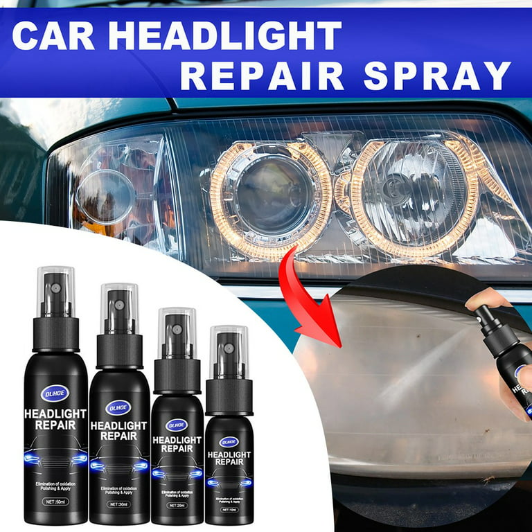 Car Headlight Restoration Polishing Kits Headlamp Scratch Remover Repair  Cleaning Paste Remove Oxidation Headlight Polish Liquid