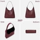 thumbnail image 3 of Bolso Hobo HICARRY de gamuza sintética de piel vegana para mujer, 3 of 6