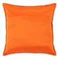 thumbnail image 3 of SAFAVIEH Erna Solid Metallic Accent Pillow, 18" x 18", Orange, 3 of 3