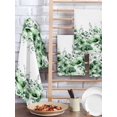 thumbnail image 2 of Green Blooms Floral Kitchen Dish Towels for Drying Dishes Set of 4, Farmhouse Spring Flowers Botanical Waffle Weave Microfiber Hand Tea Bathroom Towels Quick Dry & Absorbent Towel 15.7x23.6, 2 of 7