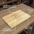 thumbnail image 3 of MakerFlo Rubber Wood Cutting Board Pack of 10, Rectangular Wooden Chopping Block for Kitchen & DIY Crafts, Laser Engraving Blank for UV Printing, UV DTF & Epoxy, Individually Gift Boxed, 3 of 11