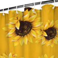 thumbnail image 3 of Waterproof Cute Sunflower Colorful Shower Curtain 72x72 Inch Boho Style Polyester Unique Shower Curtain for Bathroom Hotel Home Decor with 12 Plastic Hooks, 3 of 5