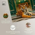 thumbnail image 4 of Art Remedy Modern Tiger Art Canvas, 10" x 15", Gallery Wrapped, Tiger Lobby, 4 of 7
