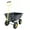 Black#3, variant on Heavy Duty Garden Carts, (Black +Yellow solid wheels wagon cart)Solid wheels Tools cart Wagon Cart Garden cart trucks make it easier to transport firewood, Black Folding Garden Carts