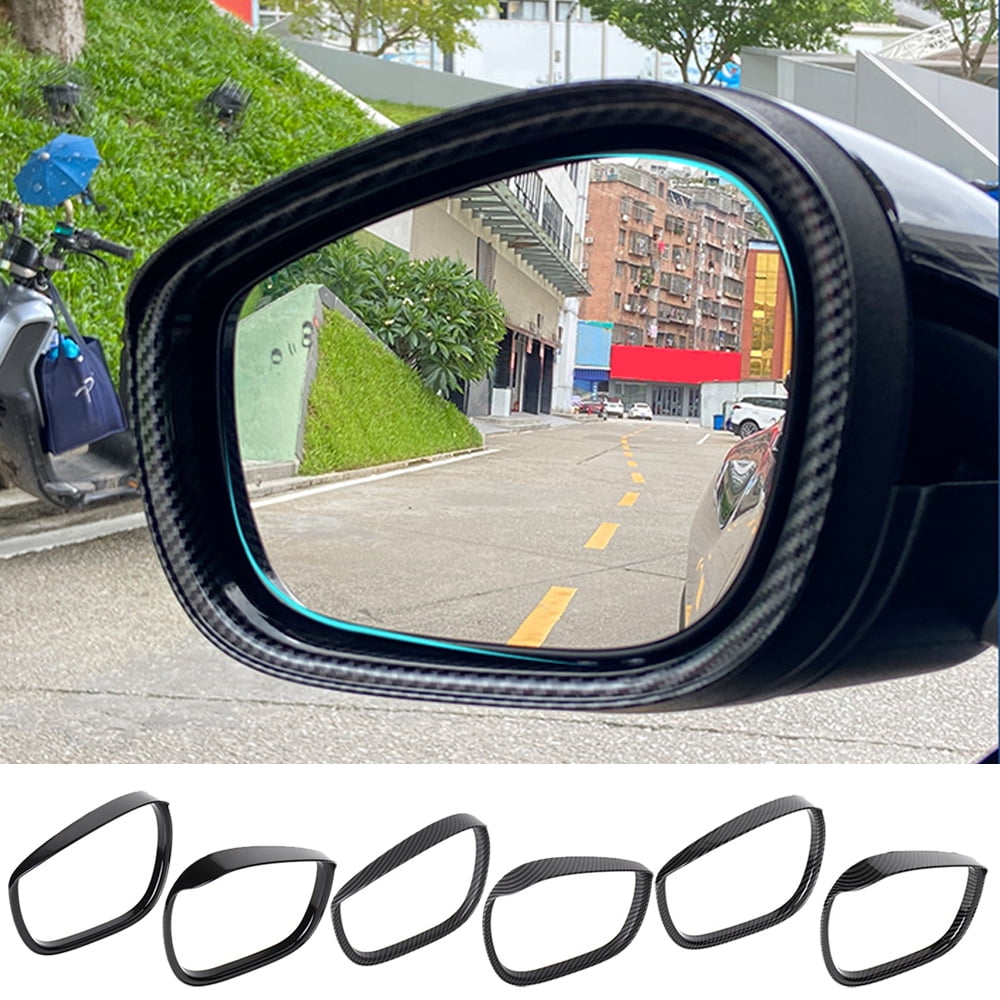 Riloer 1 Pair Rearview Mirror Visor Rain Guards Side Mirrors Protector