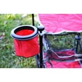 thumbnail image 5 of Ozark Trail 3 Shelf Camping Table, Red, 14"L x 14"W x 18"H, 5 of 9