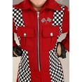 thumbnail image 4 of Girl's Red Racer Jumpsuit Toddler Costume, 4 of 5