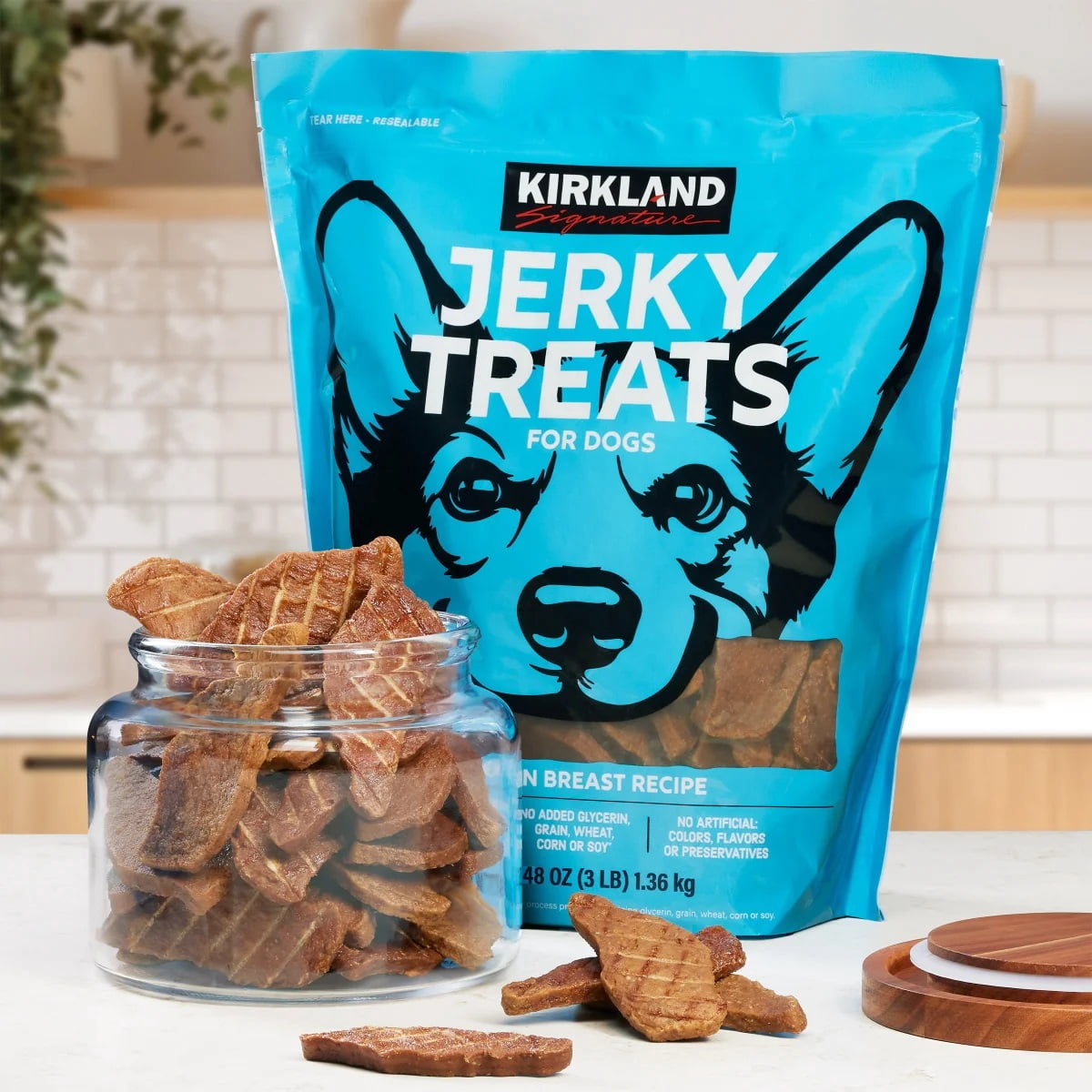 Kirkland Signature Chicken Jerky Dog Treat, 48 Ounce