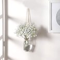 thumbnail image 3 of 10 Uds. De flores artificiales para bebés, Gypsophila PU de sílice para boda, ramo de novia, arreglo Floral para el hogar, blanco Adepaton WMZL-1964, 3 of 8