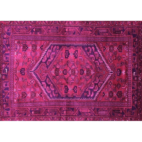 Ahgly Company Indoor Rectangle Persian Pink Traditional Area Rugs, 2' x 3'