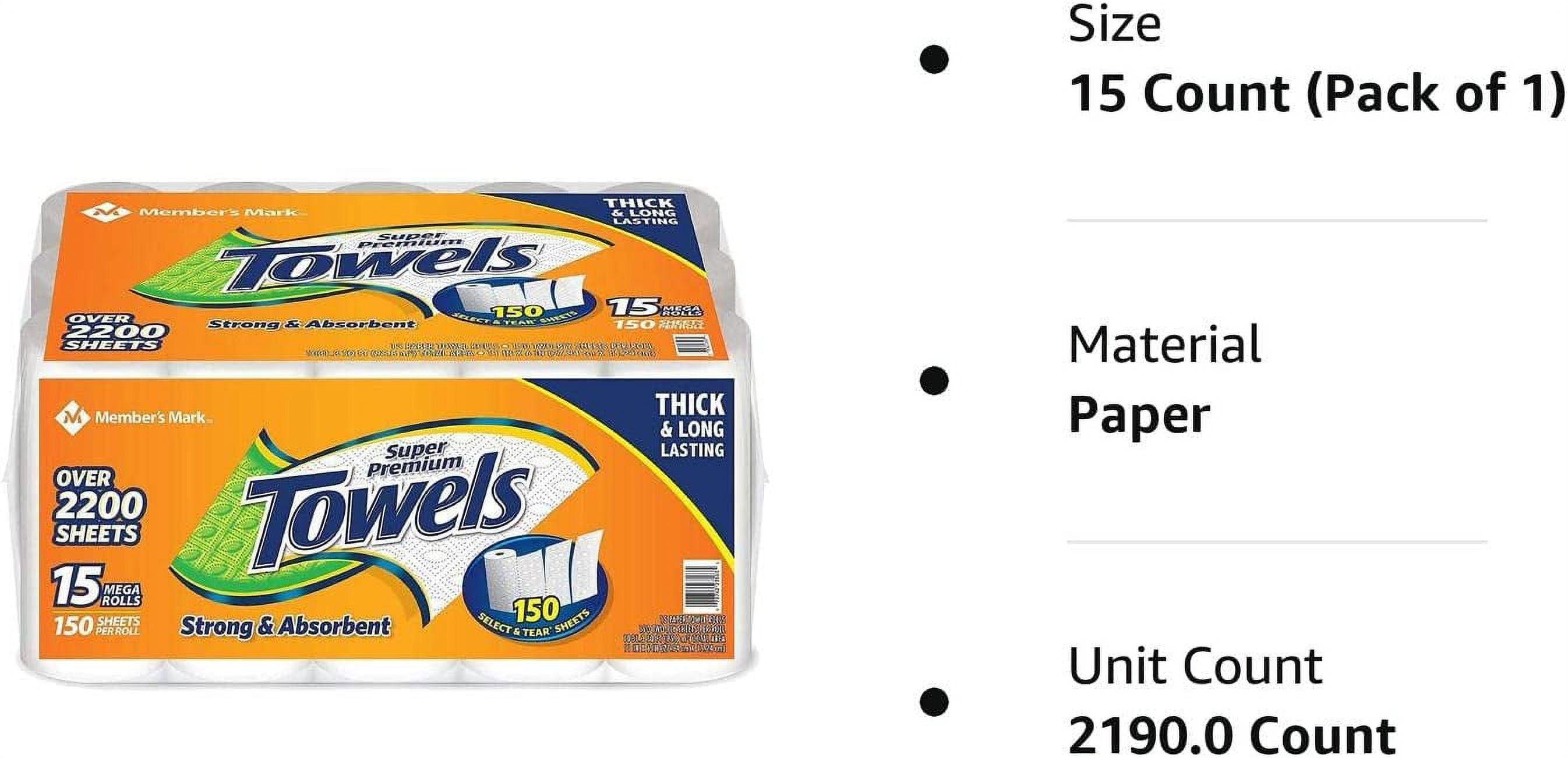Member's mark 2024 paper towels