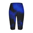 thumbnail image 4 of kaondbfi Leggings for Women Plus Size Knee Length No Pockets High Waisted Yoga Pants Soft Workout Tights, 4 of 5