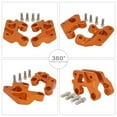 thumbnail image 3 of 2Pcs Pedal Bracket Aluminum Alloy Bracket for Surron for Light Bee S/X Dirt Bike Golden, 3 of 6