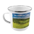 thumbnail image 2 of Tuscany Steel Camping Mug, Tuscany Italy Sunlight Homestead Plantation Farms Pathway Greenery Print, Printed Thermal Cup for Camping and Outdoor Activities, by Ambesonne, 2 of 2