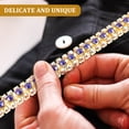 thumbnail image 3 of EeaseCA 3pcs Rhinestone Chain Trim Decorative Rhinestone Close Chain Trim Clothing DIY Rhinestone Chain, 3 of 7