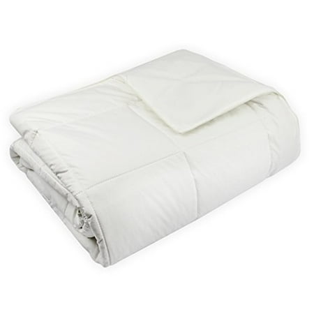 Century Home Natural Home Woolmark Certified Pure Wool Filled Comforter, Queen