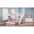 thumbnail image 3 of Leo & Lacey Full Over Full Staircase Trundle Bunk Bed, 3 of 4