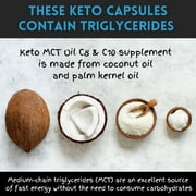 Healblend Keto MCT Oil Capsules 2000mg - Natural Ketogenic Fat Burner, Ketosis Diet Pills, Metabolism Booster for Men Women - Exogenous Ketones Supplements (270 Soft Gels 135 day) - 3-Pack