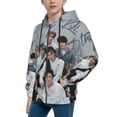 thumbnail image 2 of Stray Kids Hoodie 3D Print Pullover Hooded Long Sleeve Sweatshirts Tops Blouse with Pocket, 2 of 6