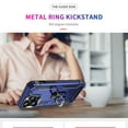 thumbnail image 5 of For iPhone 13 Pro Max Case ,Heavy Duty Shockproof Body Phone Cover Built in Metal Rotated Magnetic Ring Holder Kickstand,Dustproof,Anti-Scratch,Dual Layer Military-Grade Drop protection,Blue, 5 of 7