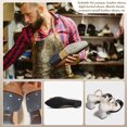 thumbnail image 5 of 4 Pairs Black High Heel Patch Square Shoe Heel Repair 2.5x2.5 Inch Shoe Repair Rubber Patch Square Non-Slip High Heels Replacement Applique Shoes Bottom Repairing Material, 5 of 5