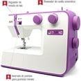 thumbnail image 2 of MÃ¡quina de coser recta Alfa Style 40 portable blanca y violeta ALFAÂ&nbsp;NETWORK Máquina de Coser Alfa Style Up 40 Violeta, 2 of 3