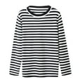 thumbnail image 2 of Vedolay Womens Tops Womens 2023 Fall Fashion Long Sleeve Sweater Ruffle Slim Fit Pullover Top,Black One Size, 2 of 4