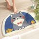 thumbnail image 1 of Bathroom Rug, Non-Slip Floral Bath Mat, Cute Shaggy Microfiber Shower Carpet with Flower Pattern, Soft and Absorbent Mat for Bathroom, Machine Washabl, 1 of 4