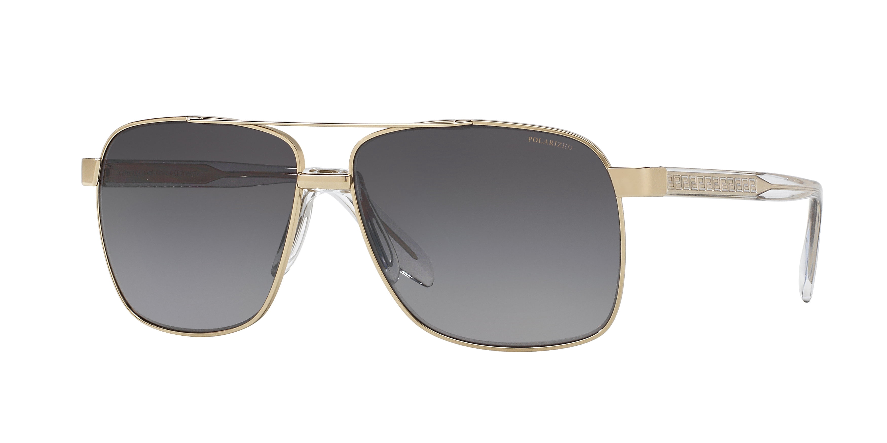 Versace Gray Geometric Unisex Sunglasses VE4361 531887 53