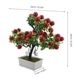 thumbnail image 2 of unbranded Planta En Maceta Con Manzanas Artificiales Para De Comedor O Cocina, 2 of 8